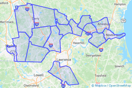 Service Area Map