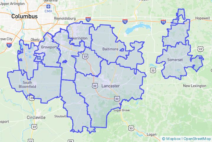 Service Area Map