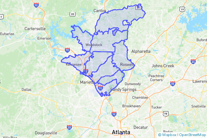 Service Area Map