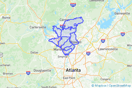 Service Area Map