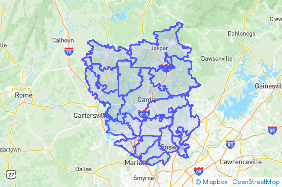 Service Area Map