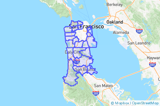 Service Area Map