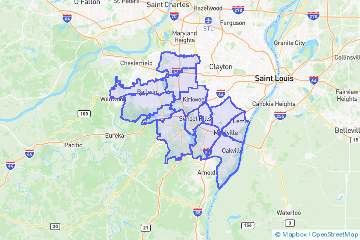 Service Area Map