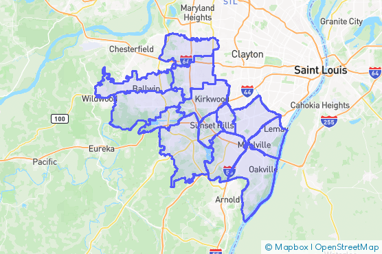 Service Area Map