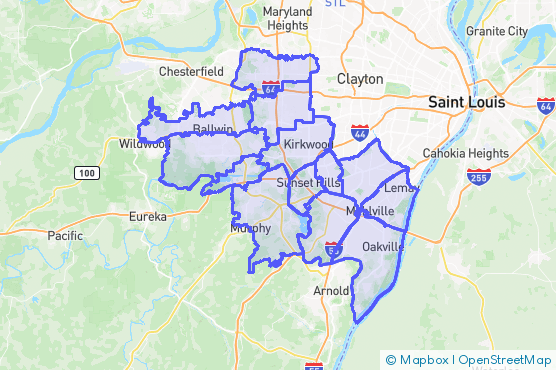 Service Area Map