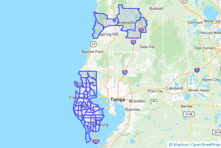 Service Area Map