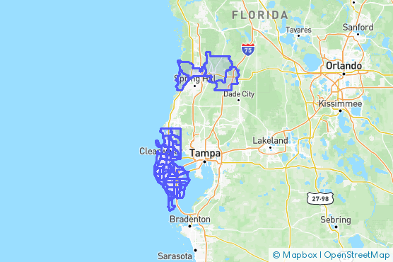Service Area Map