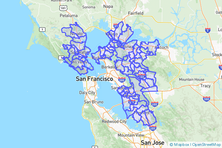 Service Area Map