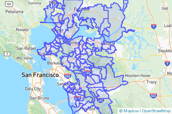 Service Area Map