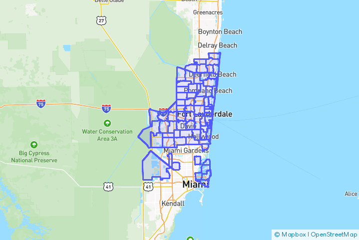 Service Area Map