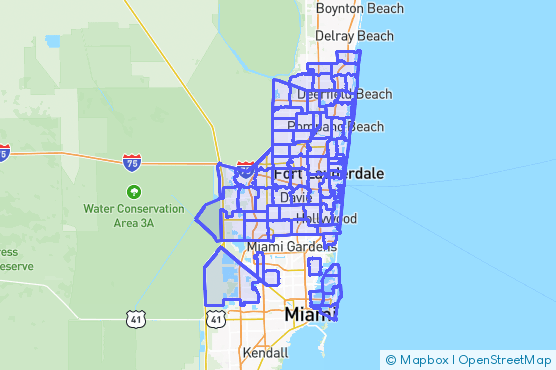 Service Area Map