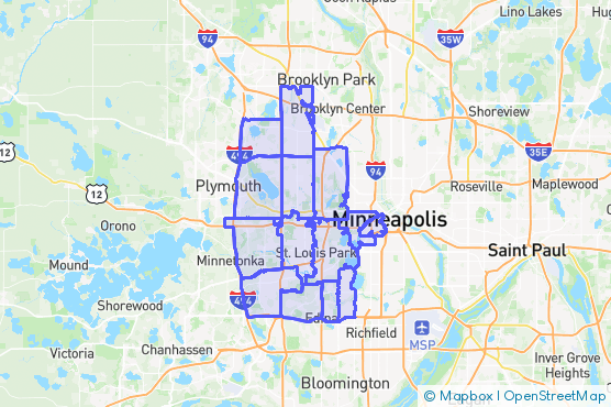 Service Area Map