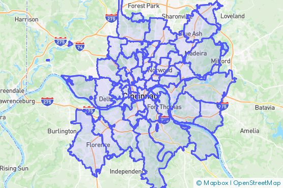 Service Area Map