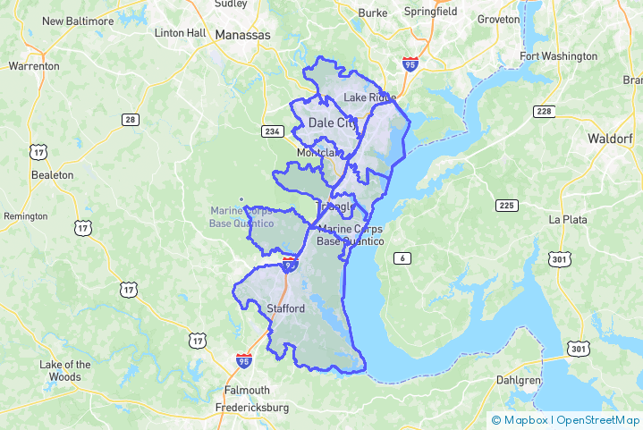 Service Area Map