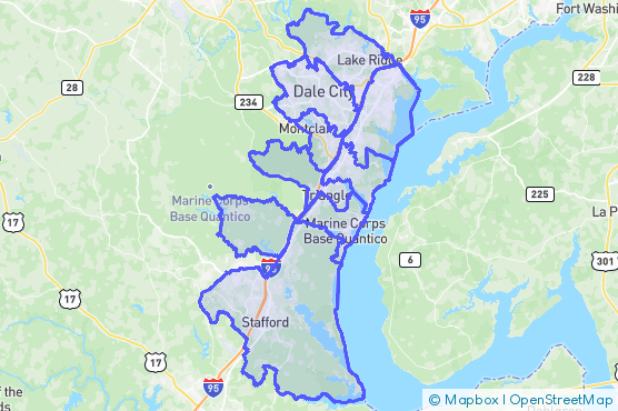 Service Area Map