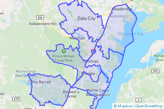Service Area Map