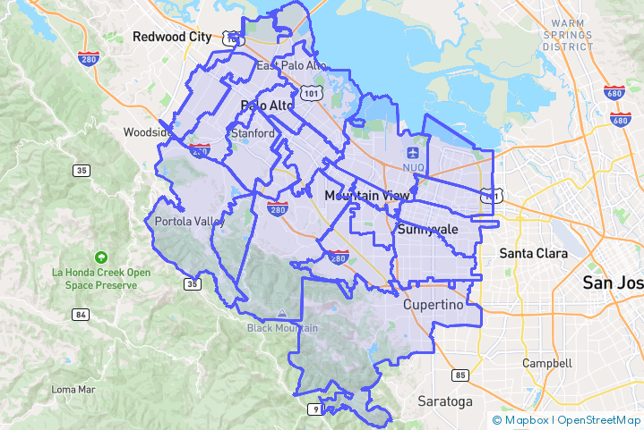 Service Area Map