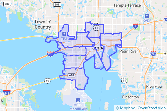 Service Area Map