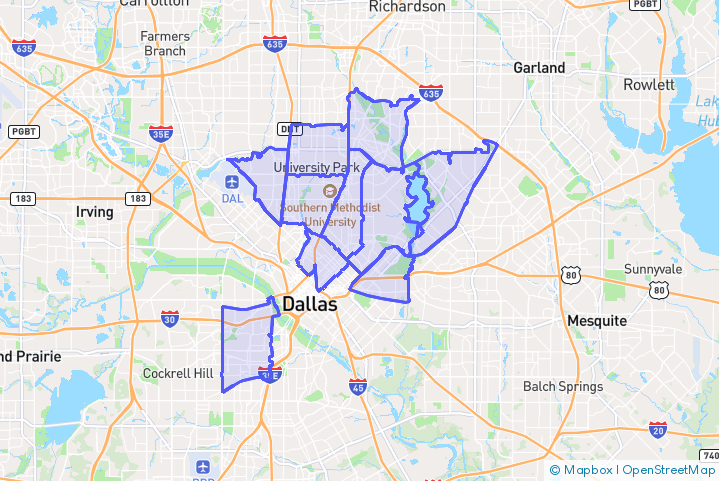 Service Area Map