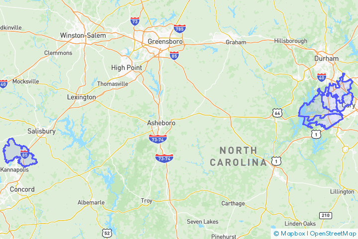 Service Area Map