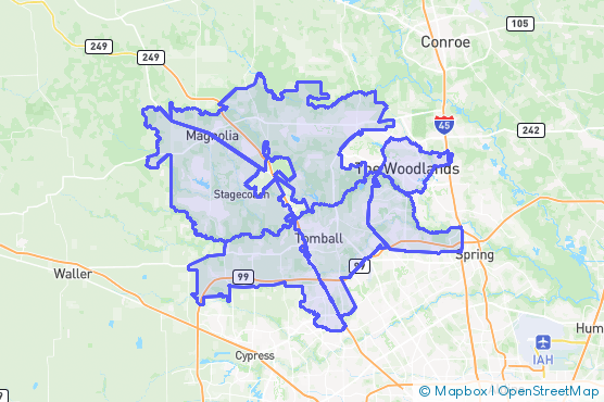 Service Area Map
