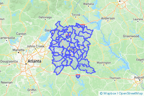 Service Area Map