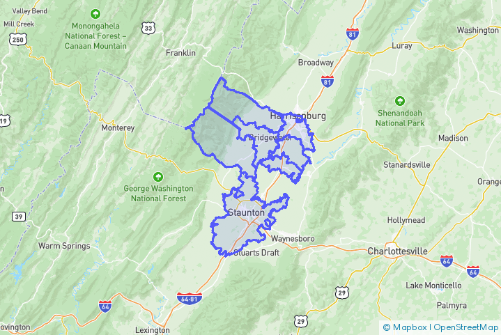 Service Area Map