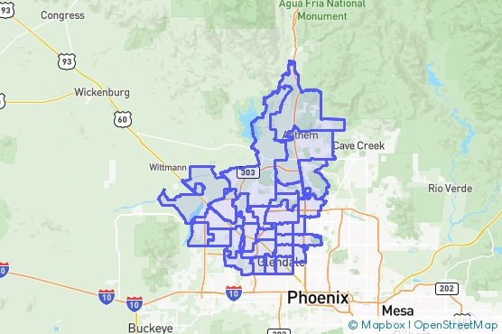 Service Area Map