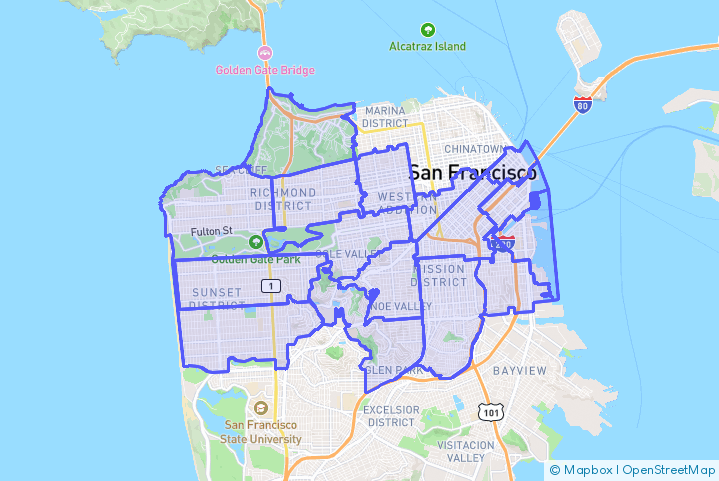 Service Area Map