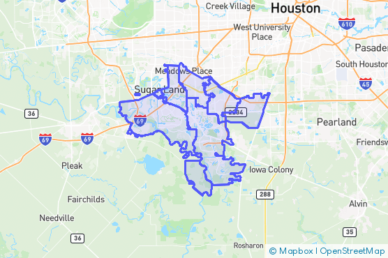 Service Area Map