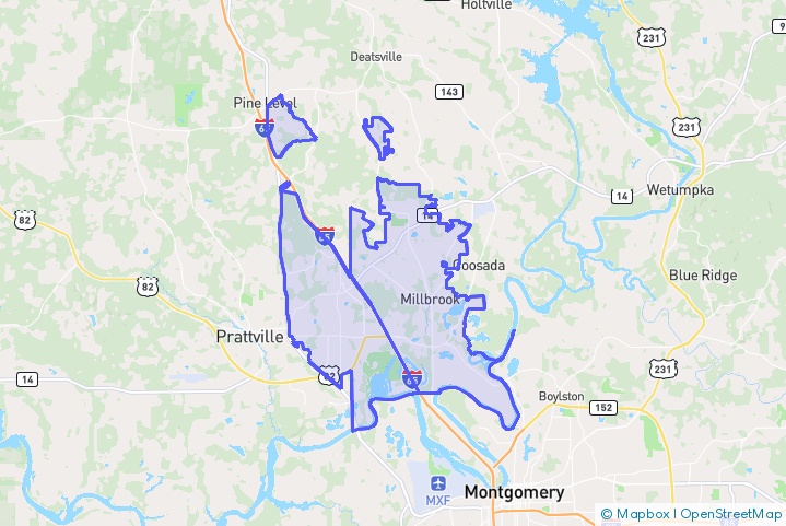 Service Area Map