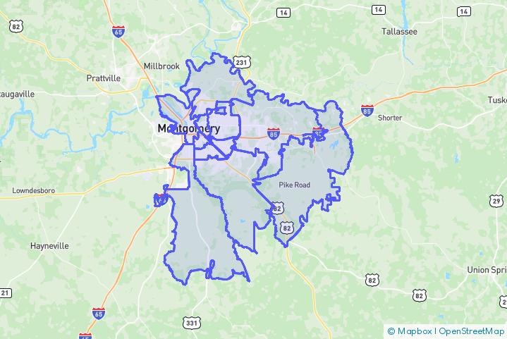 Service Area Map