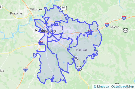 Service Area Map