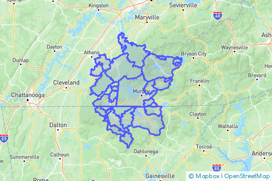 Service Area Map