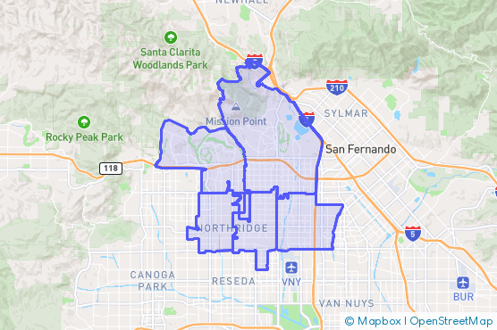 Service Area Map