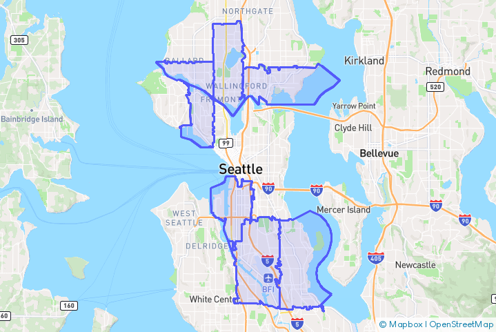 Service Area Map