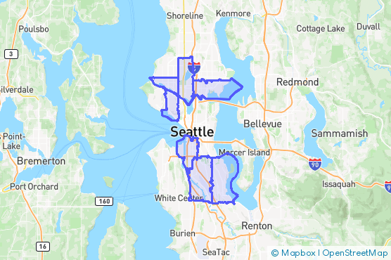 Service Area Map