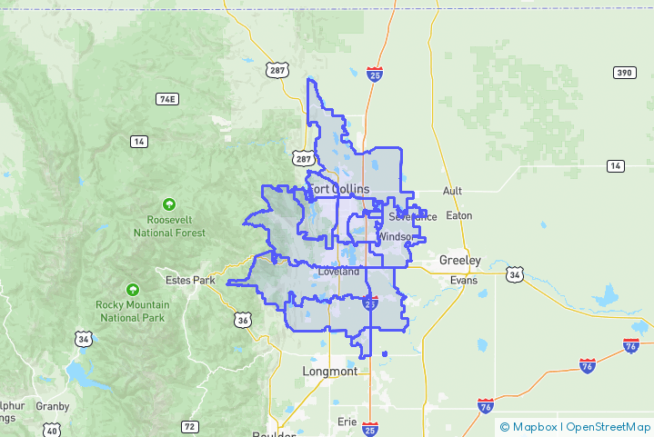 Service Area Map