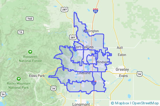 Service Area Map