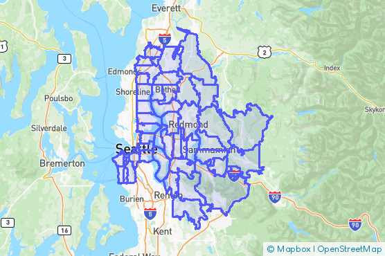 Service Area Map