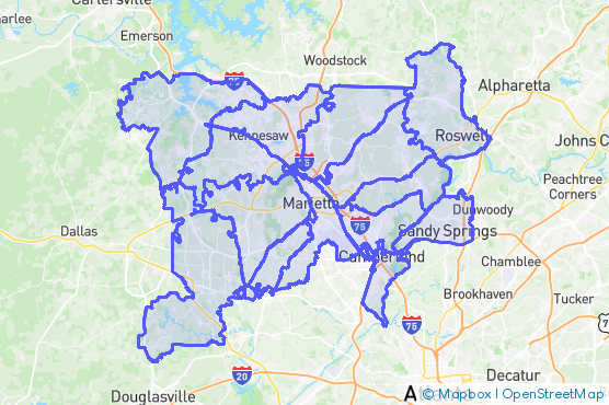 Service Area Map