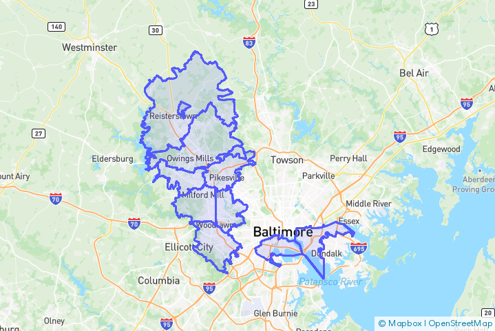 Service Area Map