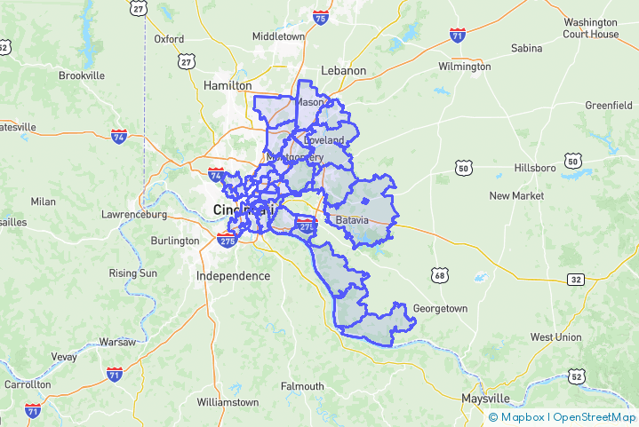Service Area Map