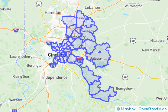 Service Area Map