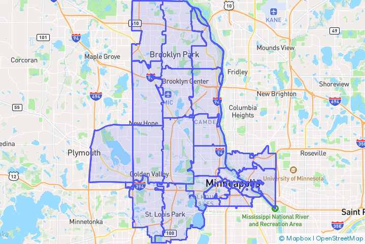 Service Area Map