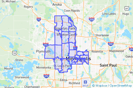 Service Area Map