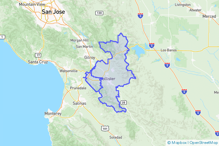 Service Area Map