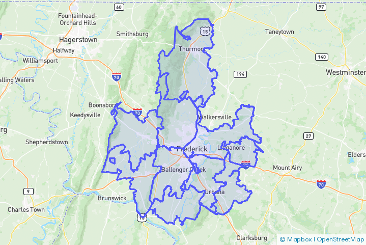 Service Area Map
