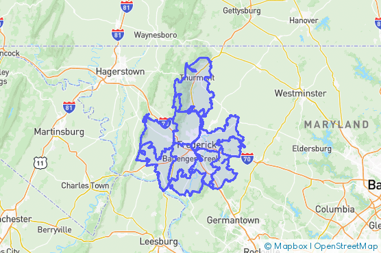 Service Area Map