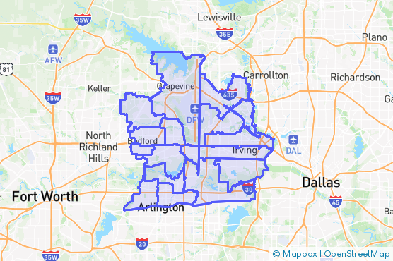 Service Area Map